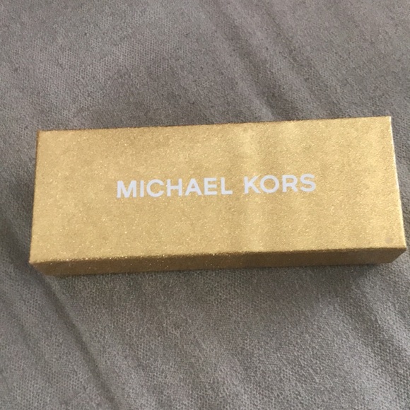 MICHAEL KORS Women's Belt in Gift Box SZ S/M,  Gemmed LOGO- Brown - Picture 5 of 8